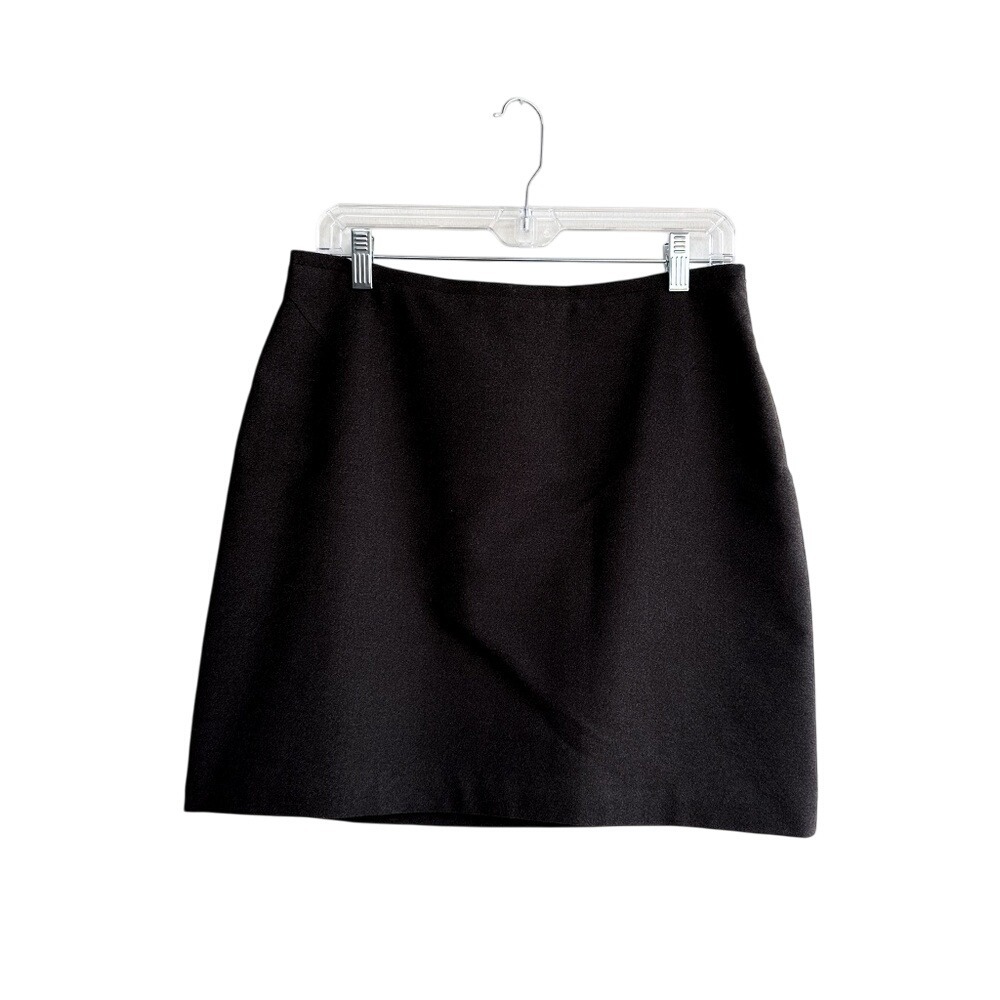 Vintage 90's Vzone Valentino Mini Brown Skirt - Size 10/12